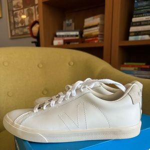 VEJA - Esplar suede-trimmed leather sneakers - Size 9 (40)
